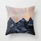Mountainscape Couch Throw Pillow by Elisabeth Fredriksson - Cover (18" x 18") with pillow insert - Outdoor Pillow