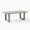 Concrete Top Coffee Table Concrete + Weathered Gray Rectangle Coffee Table