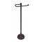Allied Brass Carolina Free Standing Euro Style Toilet Paper Holder in Antique Bronze