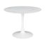 Arkell Pedestal Round Dining Table, White, 40"