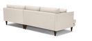 Lewis Mid Century Modern Sectional - Pet and Kid Friendly- left facing chaise