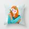 Embrace Change #painting #concept Couch Throw Pillow by 83 Orangesa(r) Art Shop - Cover (20" x 20") with pillow insert - Outdoor Pillow