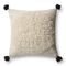 Justina Blakeney x Loloi PILLOWS P0483 Ivory / Black 22" x 22" Cover Only