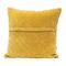 Cotton Velvet Pillow, Yellow, 18" x 18"