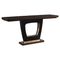 Caracole The Axis Modern Brown Wood Console Table