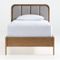 Wes Full Upholstered Wood Bed