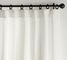 Custom Classic Belgian Flax Linen Rod Pocket Blackout Curtain, 54 x 180", Classic Ivory