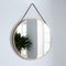 Modern Hanging Oversized Mirror, Natural + Tan, 36"