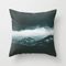 Blue Mountains Couch Throw Pillow by Hannah Kemp - Cover (18" x 18") with pillow insert - Indoor Pillow