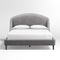 Lafayette Charcoal Upholstered Queen Bed without Footboard